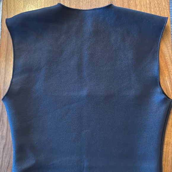 Black faux leather sleeveless body suit - Picture 5 of 5